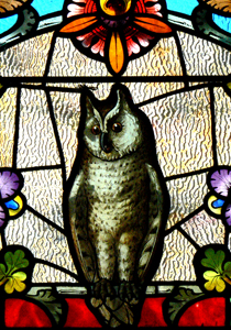 Hibou d'une demeure priv&eacute;e