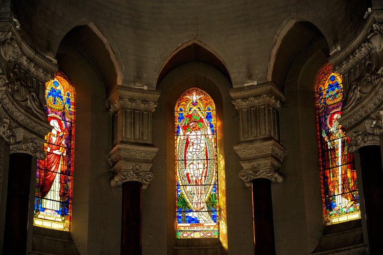 détail du choeur de Chaponost