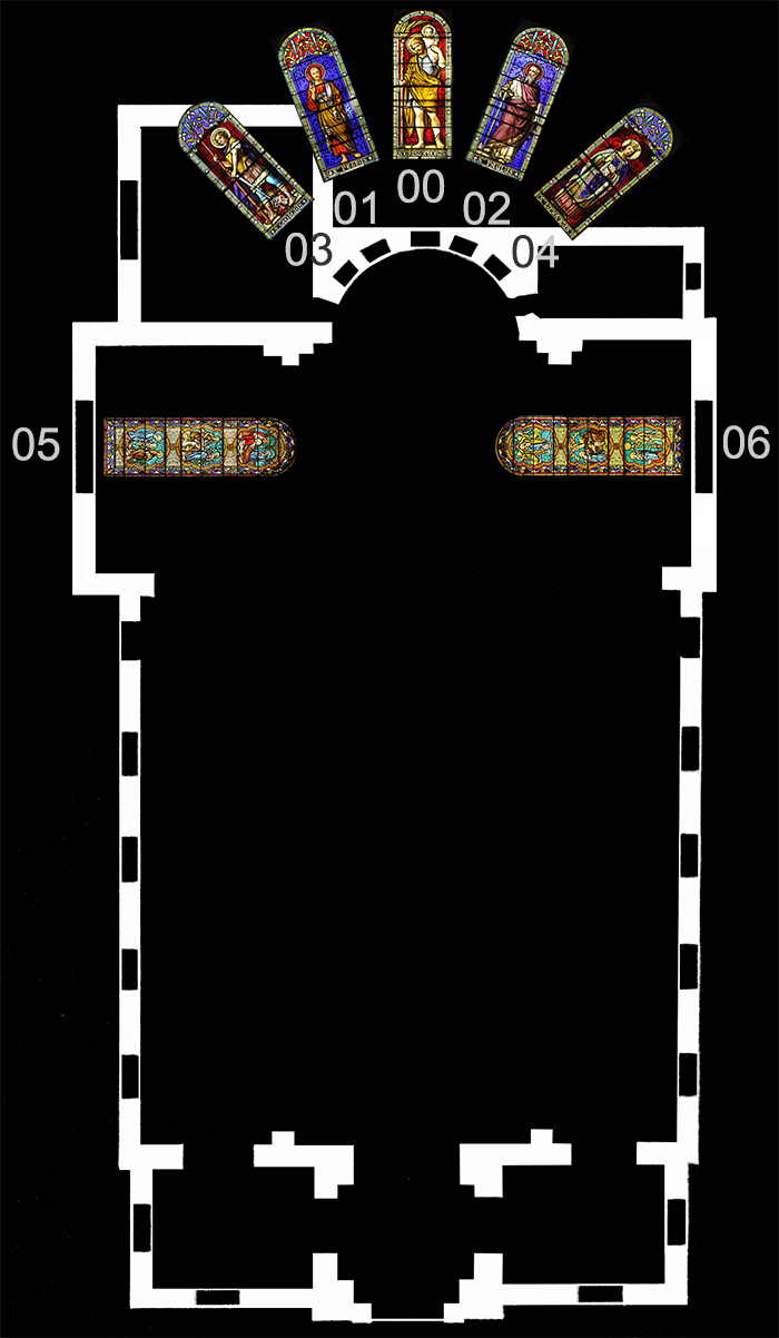 Église Saint-christophe en brionnais Saône et Loire plan